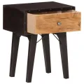 Table de chevet 40x30x50 cm Bois de récupération massif