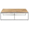 Table basse 140x140x40 cm Bois de manguier brut