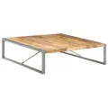 Table basse 140x140x40 cm Bois de manguier brut