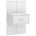 Table de chevet murale Blanc