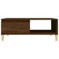 Table basse Chêne marron 90x60x35 cm Aggloméré