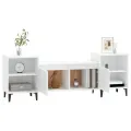 Meuble TV Blanc 160x35x55 cm Bois d'ingénierie