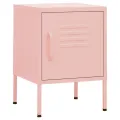 Table de chevet Rose 35x35x51 cm Acier