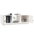 Table basse Blanc 100x50x35 cm Bois massif de pin