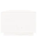 Table basse Blanc 100x50x35 cm Bois massif de pin
