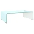 Meuble TV/Support pour moniteur 40x25x11 cm verre vert