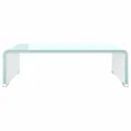 Meuble TV/Support pour moniteur 40x25x11 cm verre vert