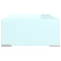 Meuble TV/Support pour moniteur 40x25x11 cm verre vert