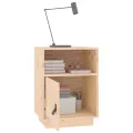 Tables de chevet 2 pcs 40x34x55 cm Bois de pin massif