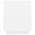 Meuble TV Blanc 74x35x44 cm Bois de pin massif