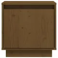 Tables de chevet 2pcs Marron miel 40x30x40cm Bois de pin solide