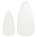 Ensemble de tables basses 2 pcs Bois de pin massif Blanc