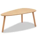 Ensemble de tables basses 2 pcs Bois de pin massif Marron