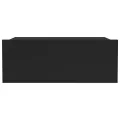 Tables de chevet flottantes 2 pcs Noir 40x30x15 cm