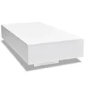 Table basse Haute brillance Blanc