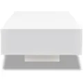 Table basse Haute brillance Blanc