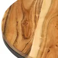 Tables gigognes 2 pcs Bois d'acacia massif