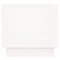 Table de chevet Blanc 35x34x32 cm Bois de pin solide