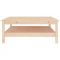 Table basse 100x100x40 cm Bois massif de pin