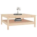 Table basse 100x100x40 cm Bois massif de pin