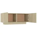 Table de chevet Chêne sonoma 100x35x40 cm Aggloméré