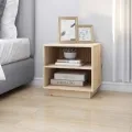 Tables de chevet 2 pcs 40x34x40 cm Bois de pin solide