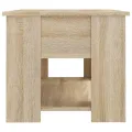 Table basse Chêne sonoma 79x49x41 cm Bois d'ingénierie