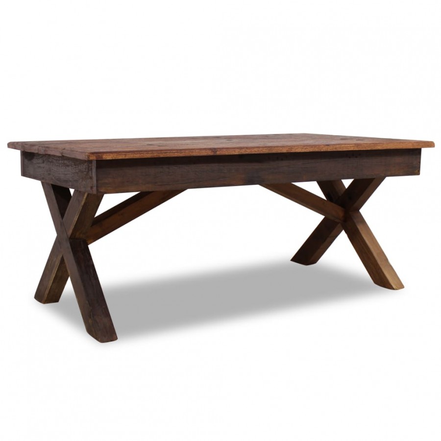 Table basse Bois de récupération massif 110 x 60 x 45 cm