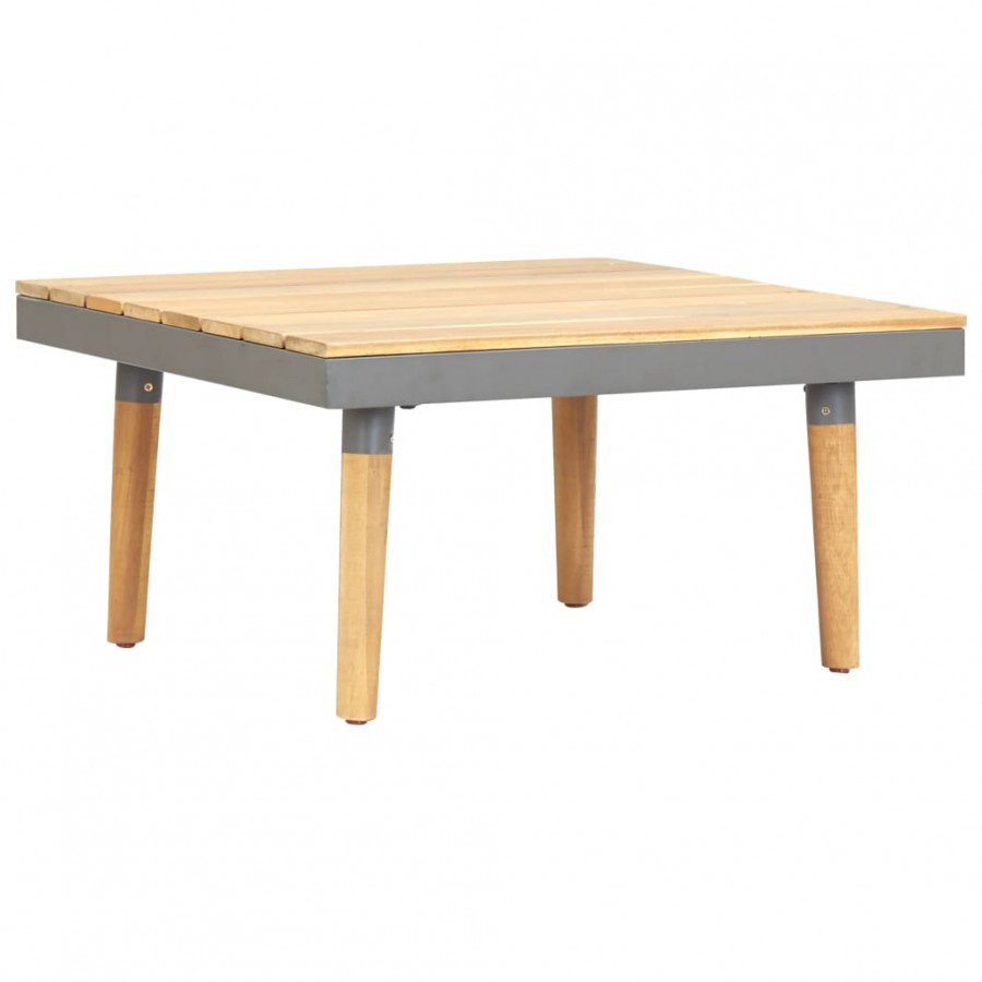 Table basse de jardin 60x60x31,5 cm Bois solide d'acacia