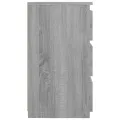 Table de chevet Sonoma gris 40x35x62,5 cm Bois d'ingénierie