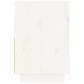 Table de chevet Blanc 60x34x51 cm Bois de pin solide