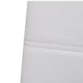 Chaises à manger cantilever lot de 2 blanc similicuir