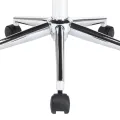 Chaise pivotante à manger Crème Bois courbé et Similicuir