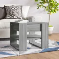 Table basse Sonoma gris 55,5x55x45 cm Bois d'ingénierie