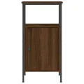 Table de chevet chêne marron 41x31x80 cm bois d'ingénierie