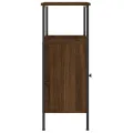 Table de chevet chêne marron 41x31x80 cm bois d'ingénierie