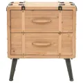 Table de chevet Bois de sapin massif  50 x 35 x 57 cm