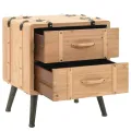 Table de chevet Bois de sapin massif  50 x 35 x 57 cm