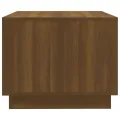 Table basse Chêne marron 102,5x55x44 cm Aggloméré
