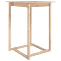 Table de bar 80x80x110 cm Bois massif de pin