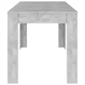 Table de salle à manger Gris béton 140x74,5x76 cm Aggloméré