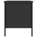 Tables de chevet 2 pcs noir 40x42x50 cm bois d’ingénierie
