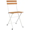 Chaises de bistrot pliantes 2 pcs Bois d'acacia solide et acier