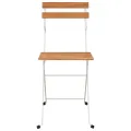 Chaises de bistrot pliantes 2 pcs Bois d'acacia solide et acier