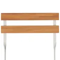 Chaises de bistrot pliantes 2 pcs Bois d'acacia solide et acier