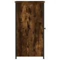 Table de chevet chêne fumé 32x42x80 cm bois d'ingénierie