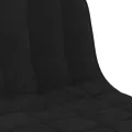Tabourets de bar 2 pcs Noir Velours