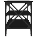 Table d'appoint Noir 55x38x45 cm Bois d'ingénierie