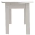 Table basse Blanc 80x40x35 cm Bois massif de pin