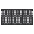Table de jardin anthracite 165x80x72 cm acier